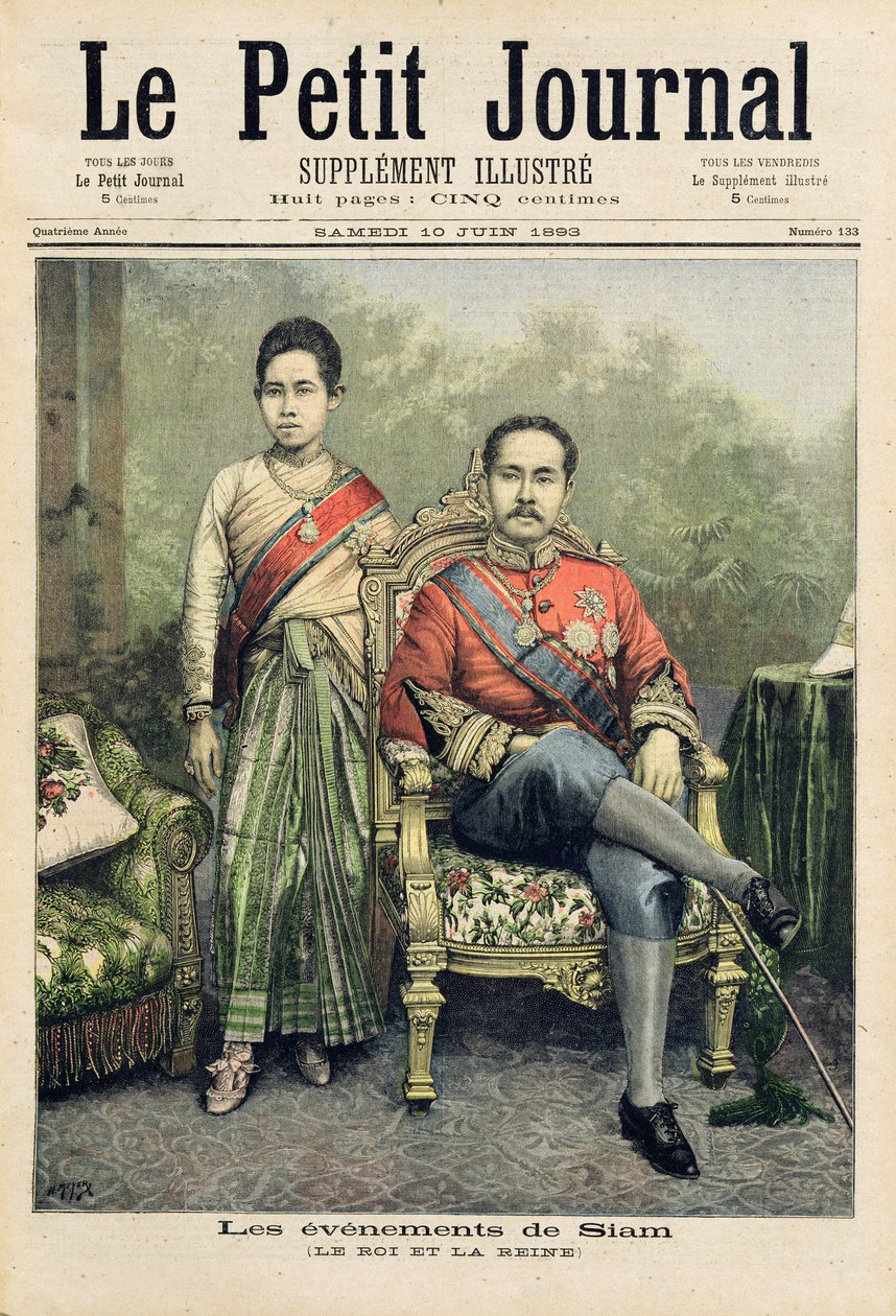 LIllustration – Le Roi et la Reine de Siam